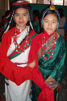 Children backstage during School Concert